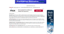 Desktop Screenshot of fontainesdomains.com